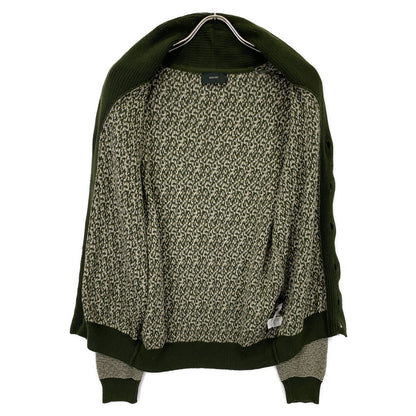 ZANONE ザノーネ ｸﾞﾘｰﾝ 7ETJP1 ZC047 ｺｯﾄﾝ ｽﾀﾝﾄﾞｶﾗｰﾆｯﾄｶｰﾃﾞｨｶﾞﾝ トップス 48