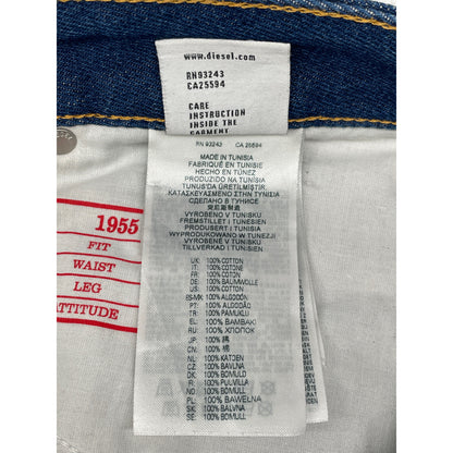 DIESEL ディーゼル ﾌﾞﾙｰ 1955 007A5 Straight Jeans ﾃﾞﾆﾑ ﾊﾟﾝﾂ ボトムス W32L30