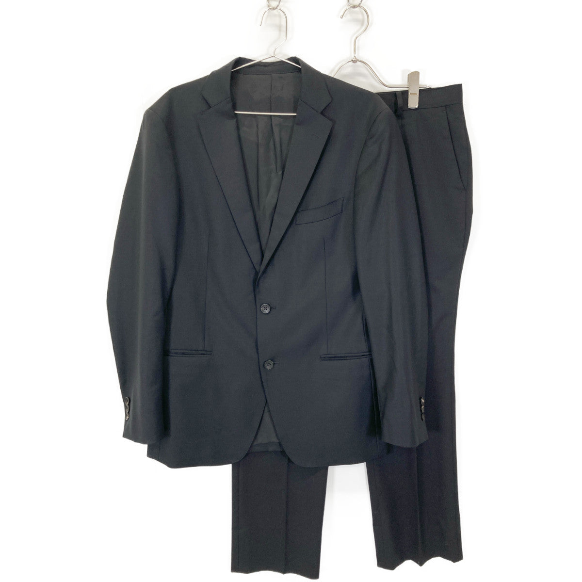 BESPOKE TOKYO ビスポークトウキョウ ﾌﾞﾗｯｸ 101253001/100441003 ｳｰﾙ混 ｾｯﾄｱｯﾌﾟ スーツ セットアップ 4