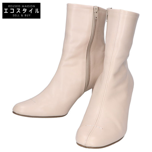 SAKIAS サキアス ベージュ 5-LAB ファイブステッチ サイドジップ ブーツ シューズ 37.5