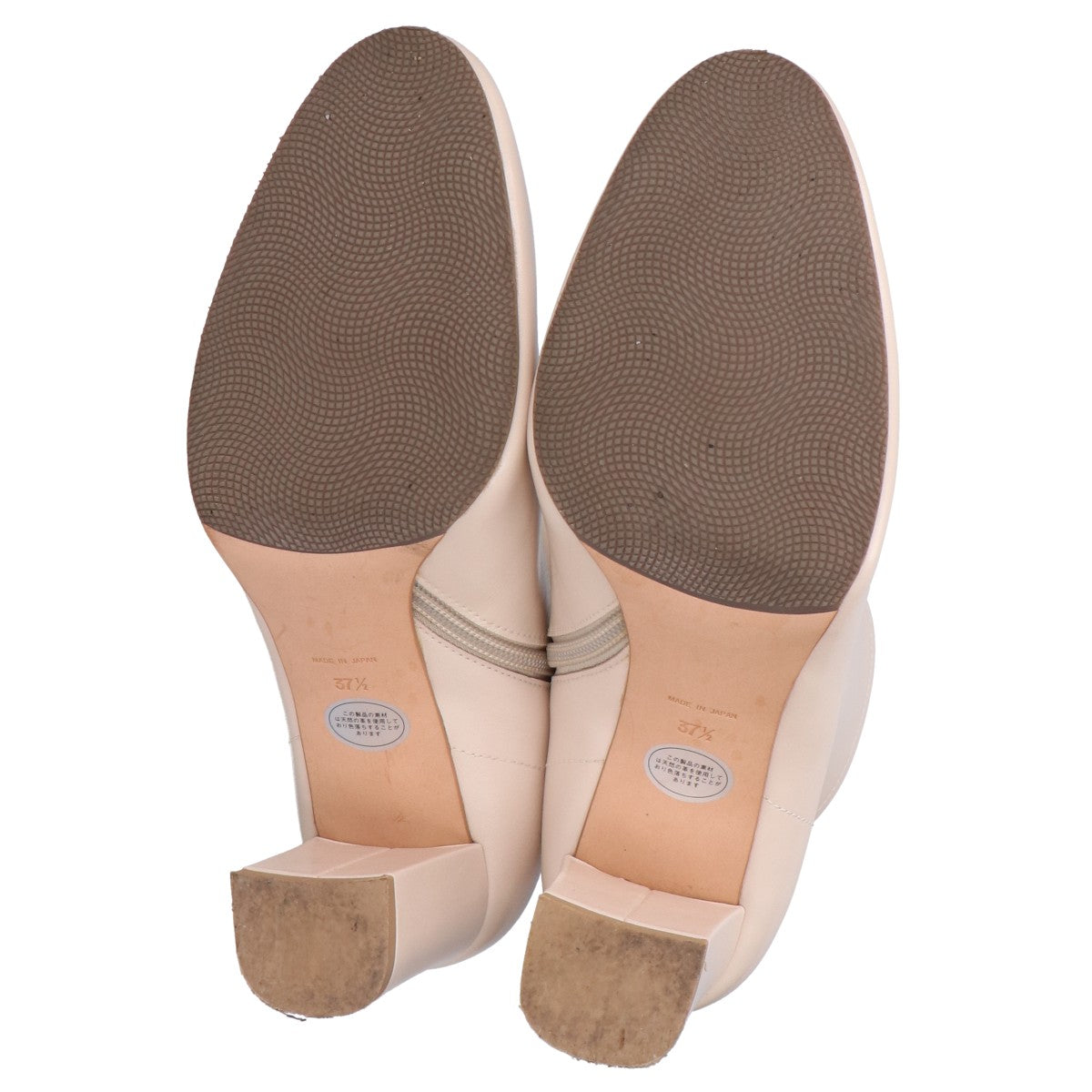 SAKIAS サキアス ベージュ 5-LAB ファイブステッチ サイドジップ ブーツ シューズ 37.5