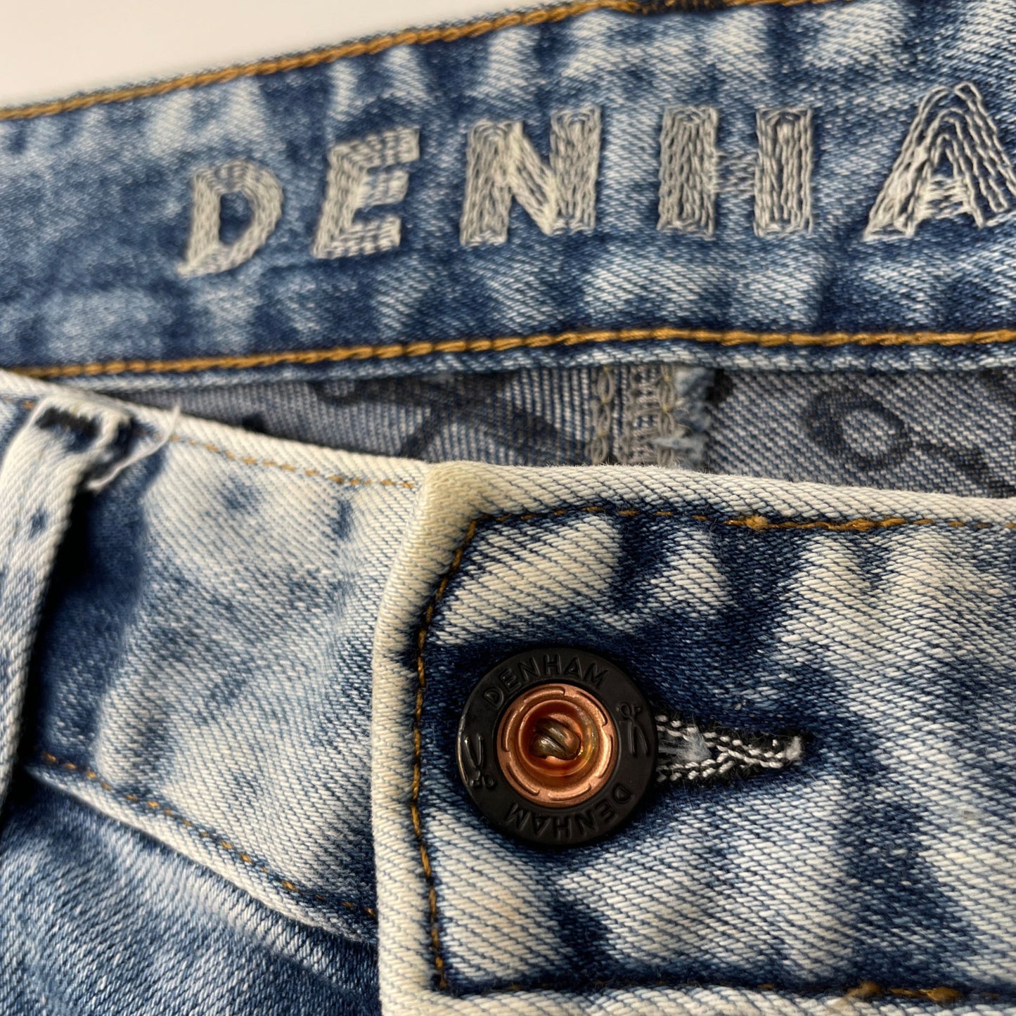 DENHAM デンハム ライトブルー RAZOR CD Candiani デニムパンツ ボトムス W32L34