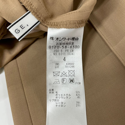 BEIGE ベイジ ﾍﾞｰｼﾞｭ BARDOS ｽﾄﾚｰﾄﾊﾟﾝﾂ ボトムス 4