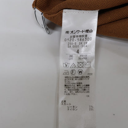 BEIGE ベイジ ブラウン VALOIS ニットスカート スカート 4