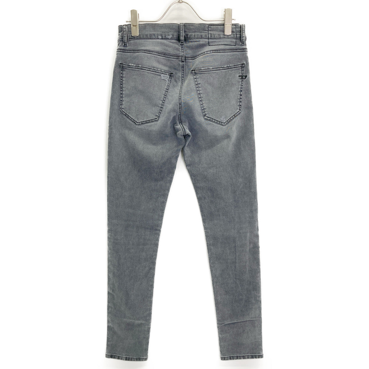 DIESEL ディーゼル グレー D-STRUKT-Z-NE スキニーデニムパンツ ボトムス 26