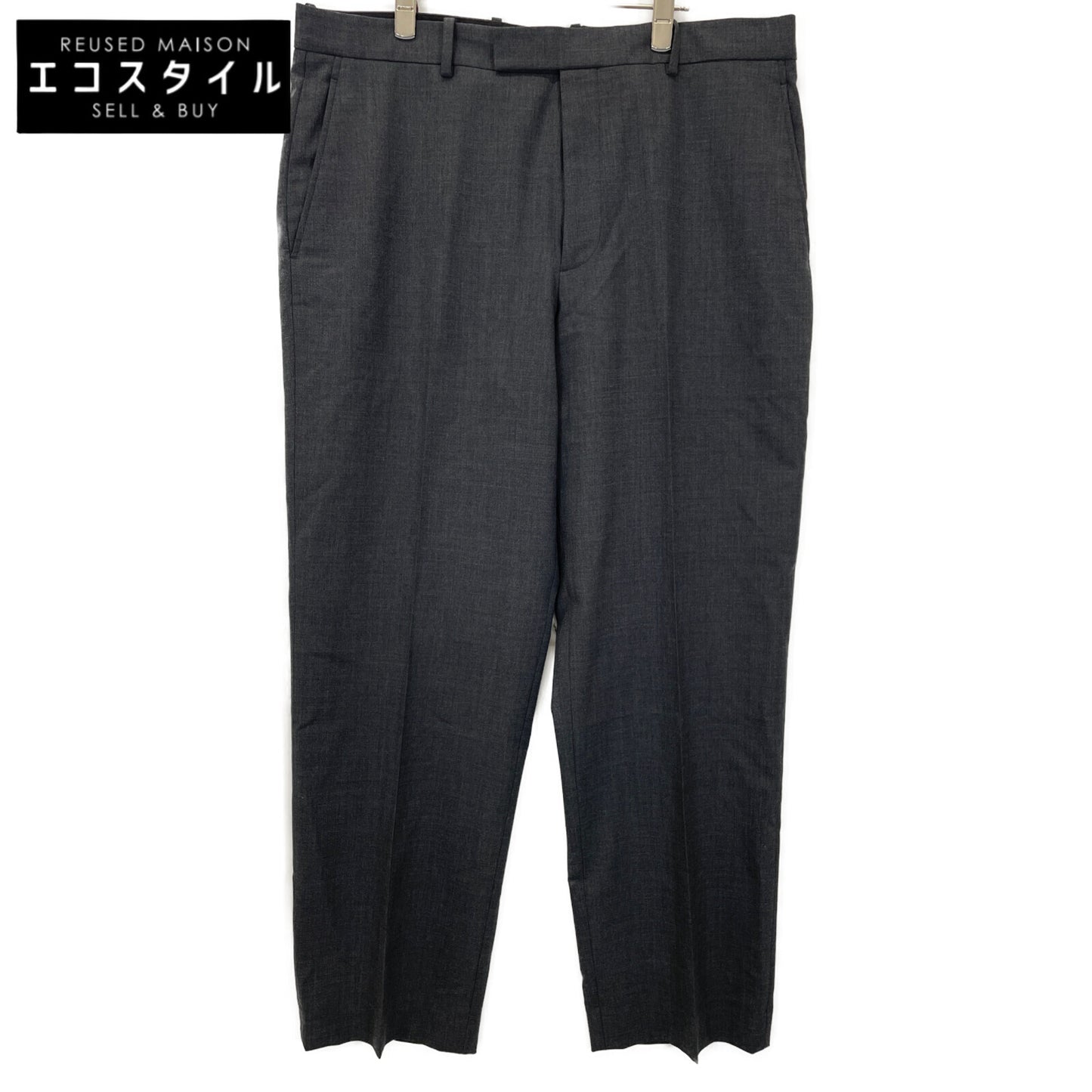 Theory セオリー グレー Bond Wool Twill Straight Pant ボトムス 36