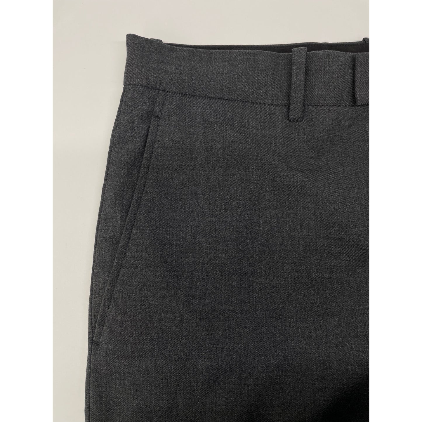 Theory セオリー グレー Bond Wool Twill Straight Pant ボトムス 36