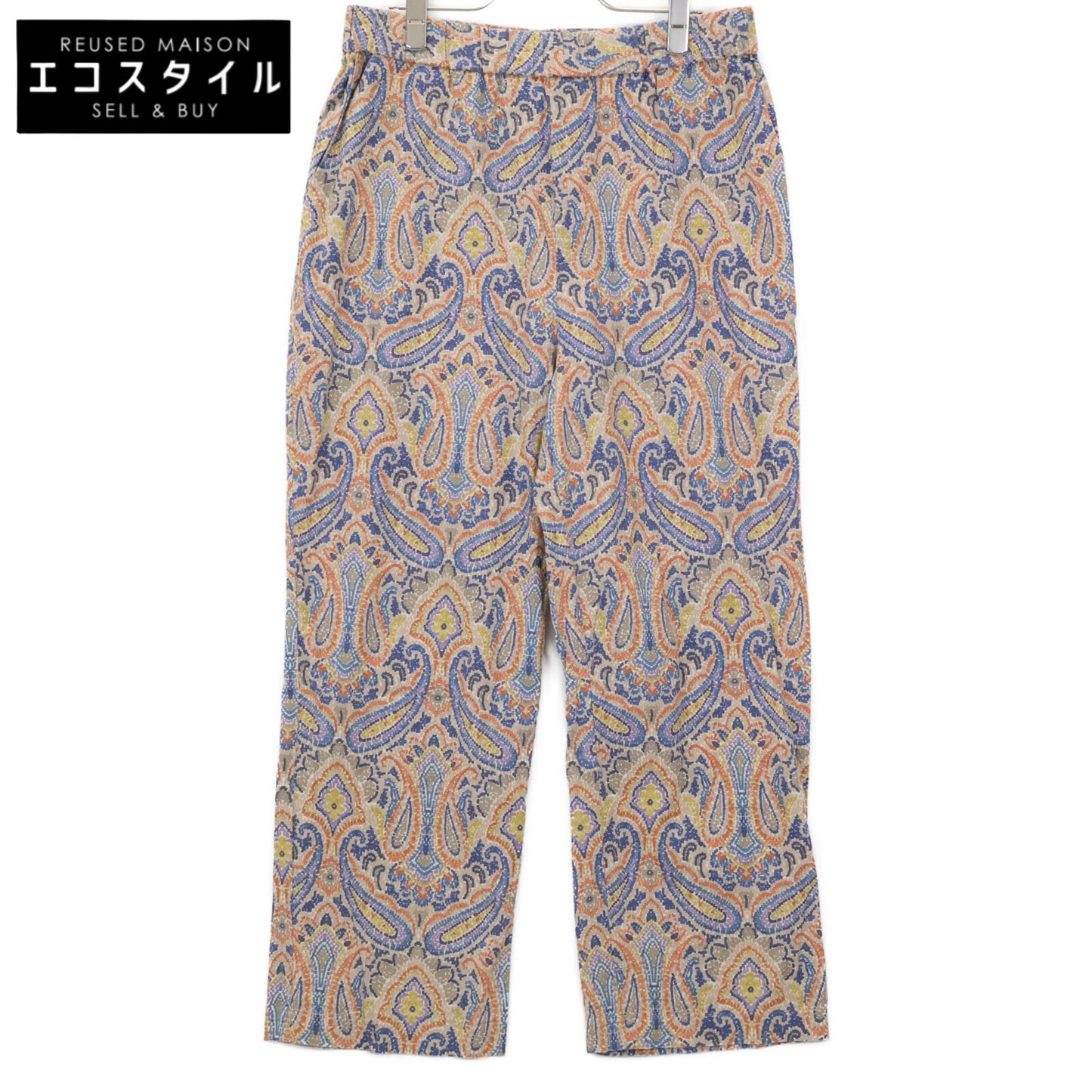 adeu アデウ ペイズリー コットンリネン イージーパンツ ボトムス 1