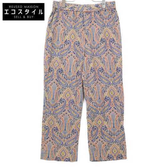 adeu アデウ ペイズリー コットンリネン イージーパンツ ボトムス 1