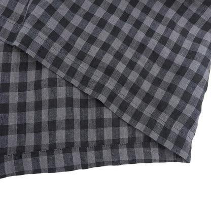 ubasoku ウバソク 美品 バンドカラー ピンタックフリル付き ワンピース レディース グレー×ブラック F ub-0134 グレー/ブラック ワンピース F