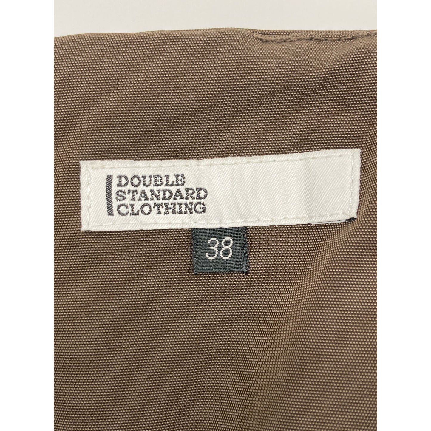 DOUBLE STANDARD CLOTHING ダブルスタンダードクロージング 24年製 ﾌﾞﾗｳﾝ ﾀｯｸ入りﾎﾞﾘｭｰﾑｽｶｰﾄ スカート 38