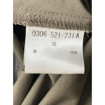 SOV. ソブ ダブルスタンダード ｶｰｷ ﾌﾟﾚｾﾞﾝﾄﾀｲﾌﾟﾗｲﾀｰ ﾜｲﾄﾞﾊﾟﾝﾂ ボトムス 36