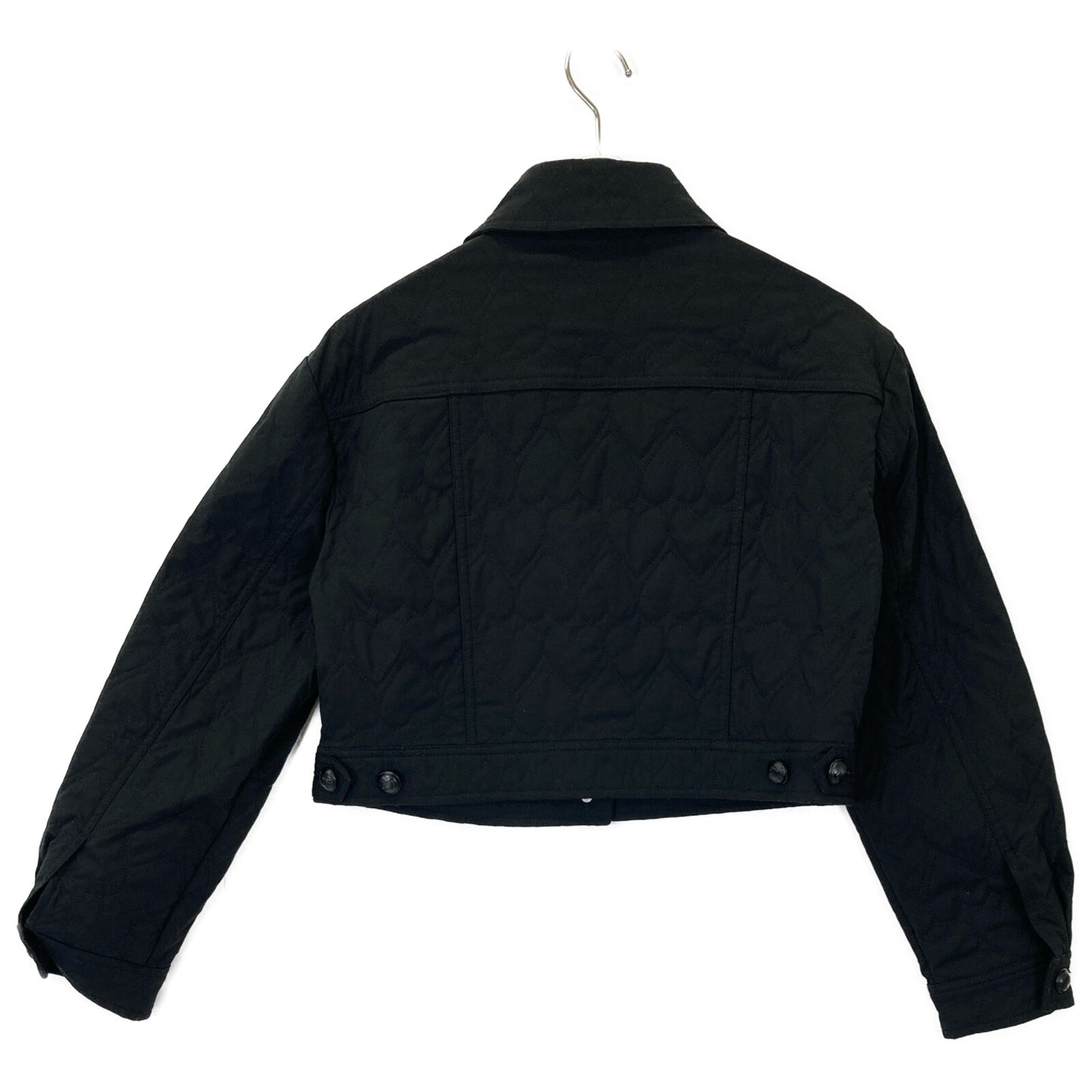 DOUBLE STANDARD CLOTHING ダブルスタンダードクロージング ブラック ハートキルティングショートジャケット ジャケット 38