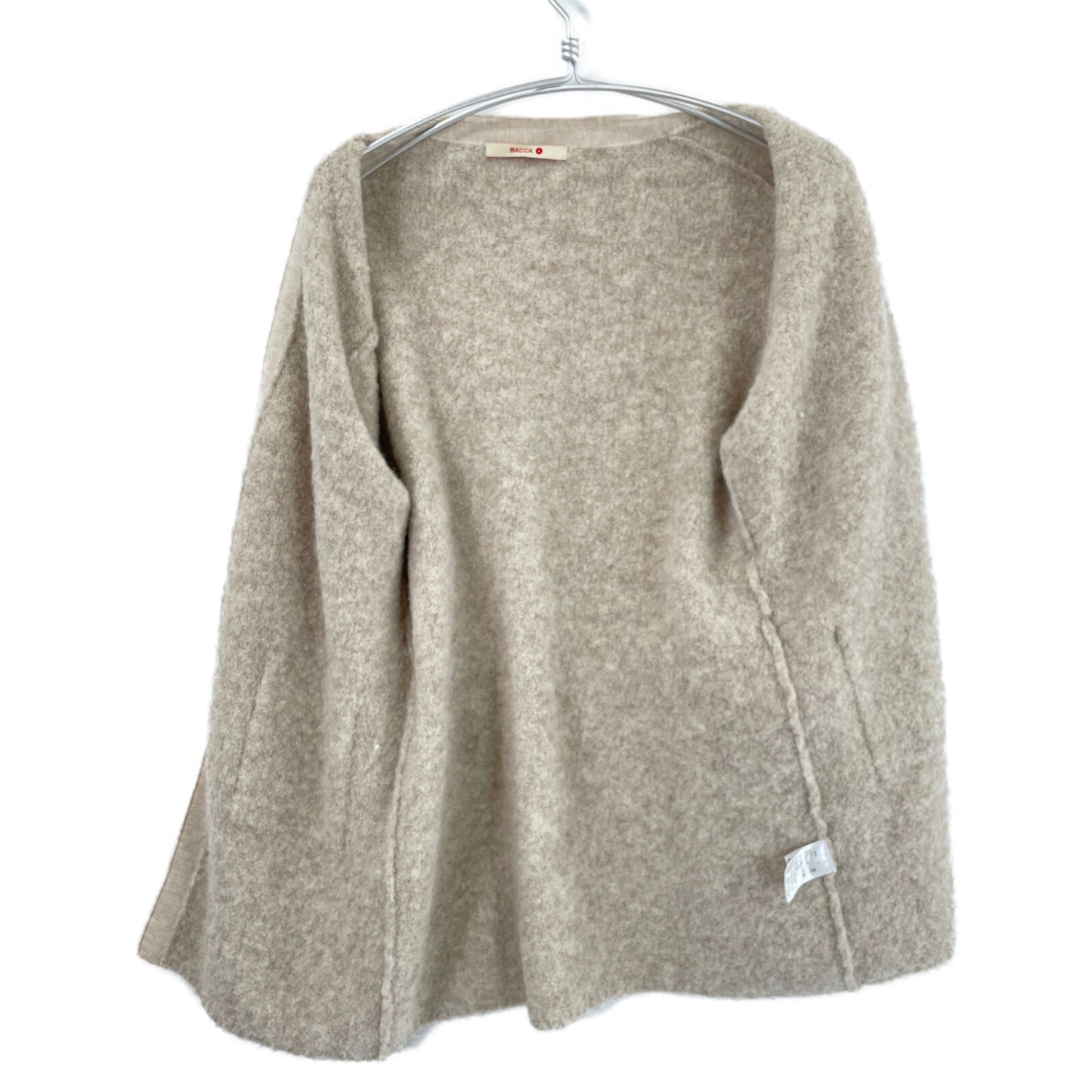 BACCA バッカ ﾍﾞｰｼﾞｭ ﾍﾞﾋﾞｰｱﾙﾊﾟｶﾙｰﾌﾟ ﾍﾞﾙﾄｶｰﾃﾞｨｶﾞﾝ トップス S