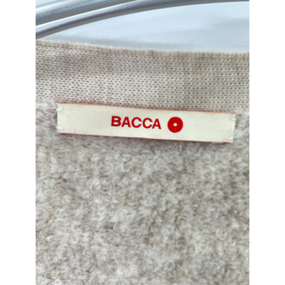 BACCA バッカ ﾍﾞｰｼﾞｭ ﾍﾞﾋﾞｰｱﾙﾊﾟｶﾙｰﾌﾟ ﾍﾞﾙﾄｶｰﾃﾞｨｶﾞﾝ トップス S