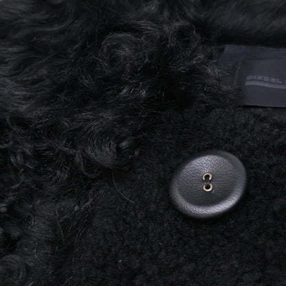DIESEL BlackGold ディーゼルブラックゴールド 【美品/国内正規】00SFI9 BGMDIFW18 ラム ムートン ファー コート 44