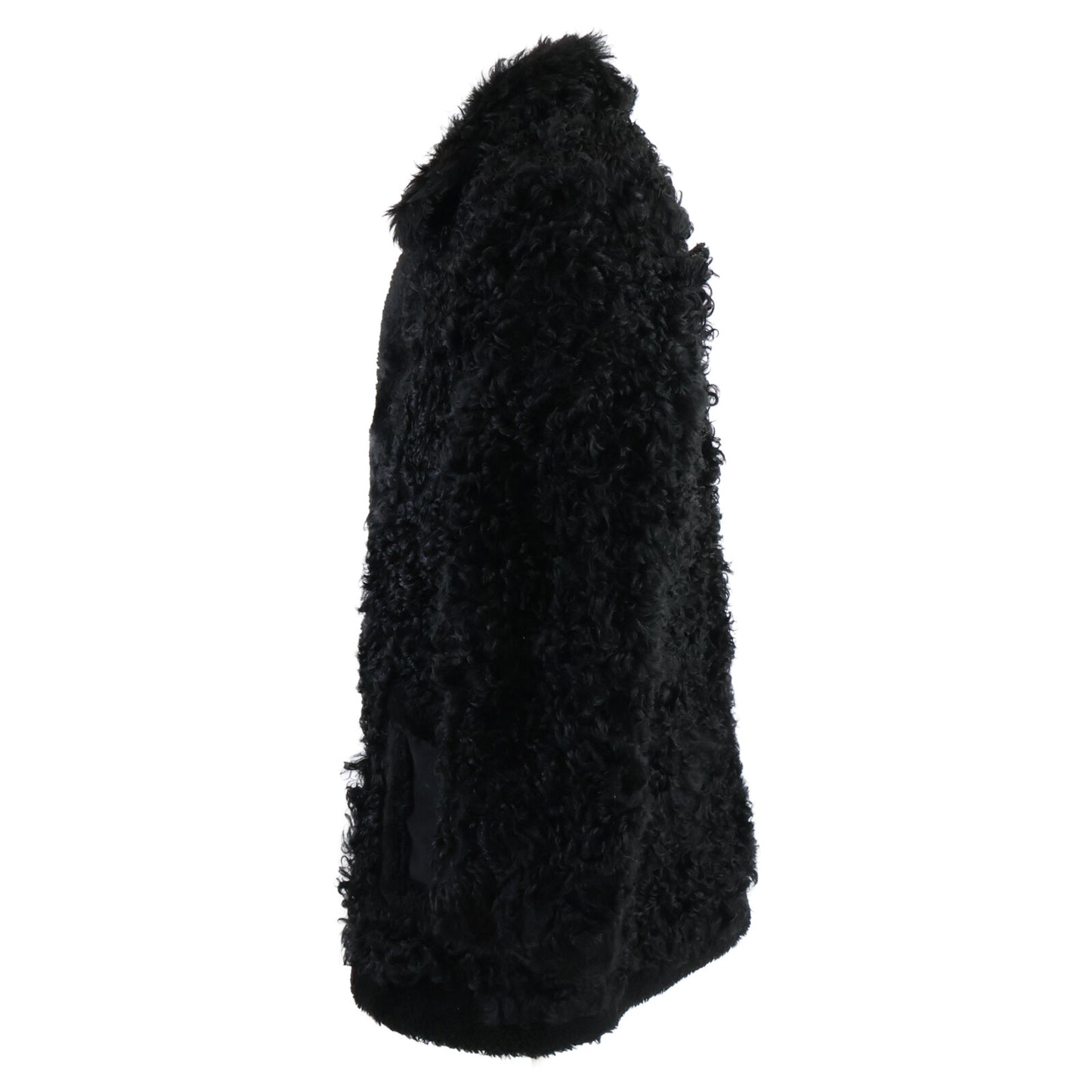 DIESEL BlackGold ディーゼルブラックゴールド 【美品/国内正規】00SFI9 BGMDIFW18 ラム ムートン ファー コート 44