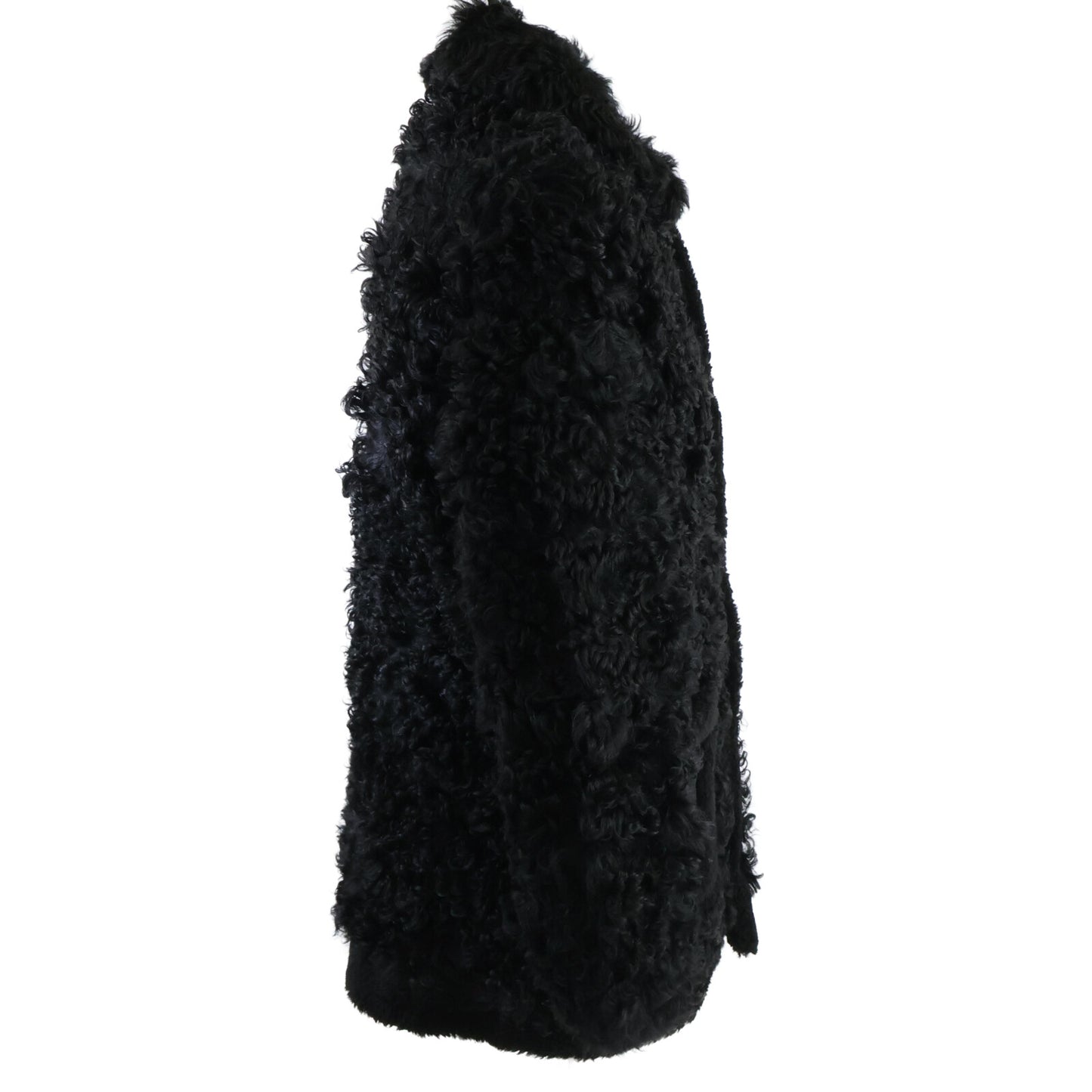 DIESEL BlackGold ディーゼルブラックゴールド 【美品/国内正規】00SFI9 BGMDIFW18 ラム ムートン ファー コート 44