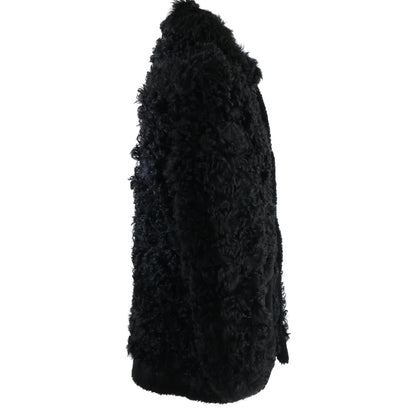 DIESEL BlackGold ディーゼルブラックゴールド 【美品/国内正規】00SFI9 BGMDIFW18 ラム ムートン ファー コート 44