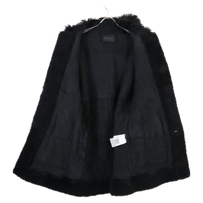 DIESEL BlackGold ディーゼルブラックゴールド 【美品/国内正規】00SFI9 BGMDIFW18 ラム ムートン ファー コート 44