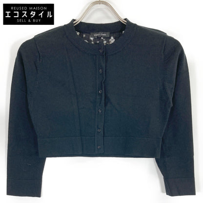 YOKOCHAN ヨーコチャン 【美品】YCN-416-041 レース/ニット切替 クルーネック ニット トップス 36