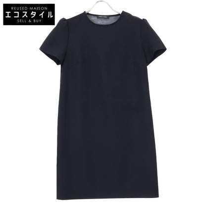 YOKOCHAN ヨーコチャン ブラック レーヨン混 ヨーコチャン バックVオーガンジードレス ワンピース 36