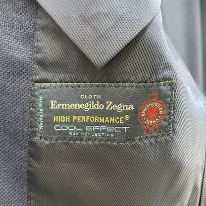 TOMORROWLAND トゥモローランド ﾈｲﾋﾞｰ ｾﾞﾆｱ COOL EFFECT生地 段返り3B ｼﾝｸﾞﾙ ｼﾞｬｹｯﾄ ジャケット 46