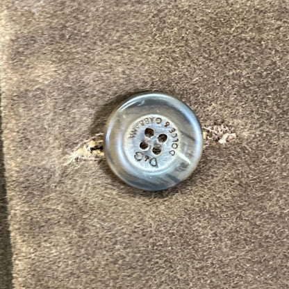 D&G ディーアンドジー ﾌﾞﾗｳﾝ ﾓｰﾙｽｷﾝ×ﾁｪｯｸ ﾍﾞｽﾄ ベスト 32／46