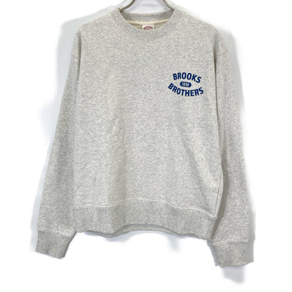 Brooks Brothers ブルックスブラザーズ ｸﾞﾚｰ 330000426 ﾌﾚﾝﾁﾃﾘｰ ﾛｺﾞ ｽｳｪｯﾄｼｬﾂ トップス M