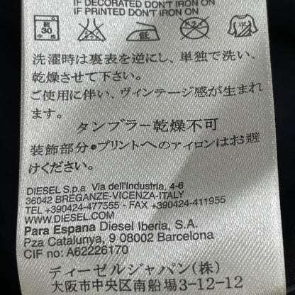 DIESEL ディーゼル 00SG95 ワンショルダー フリル ワンピース ワンピース M