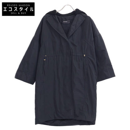 CIVIDINI チヴィディーニ MPM7205001 ﾌﾞﾗｯｸ ﾌｰﾃﾞｨｰ ｼﾞｬｹｯﾄ コート 40