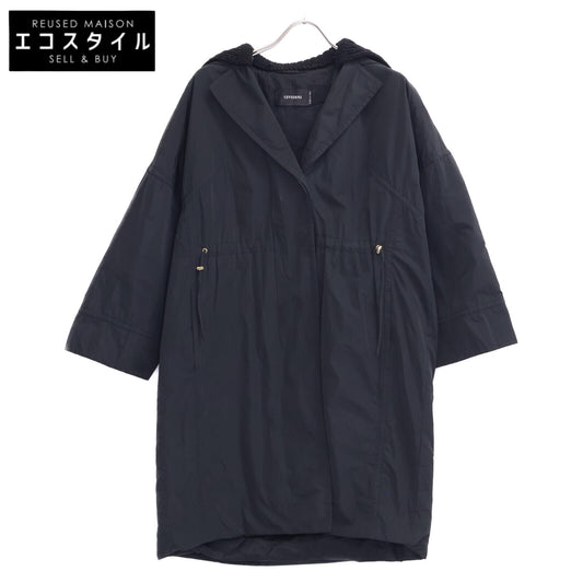 CIVIDINI チヴィディーニ MPM7205001 ﾌﾞﾗｯｸ ﾌｰﾃﾞｨｰ ｼﾞｬｹｯﾄ コート 40