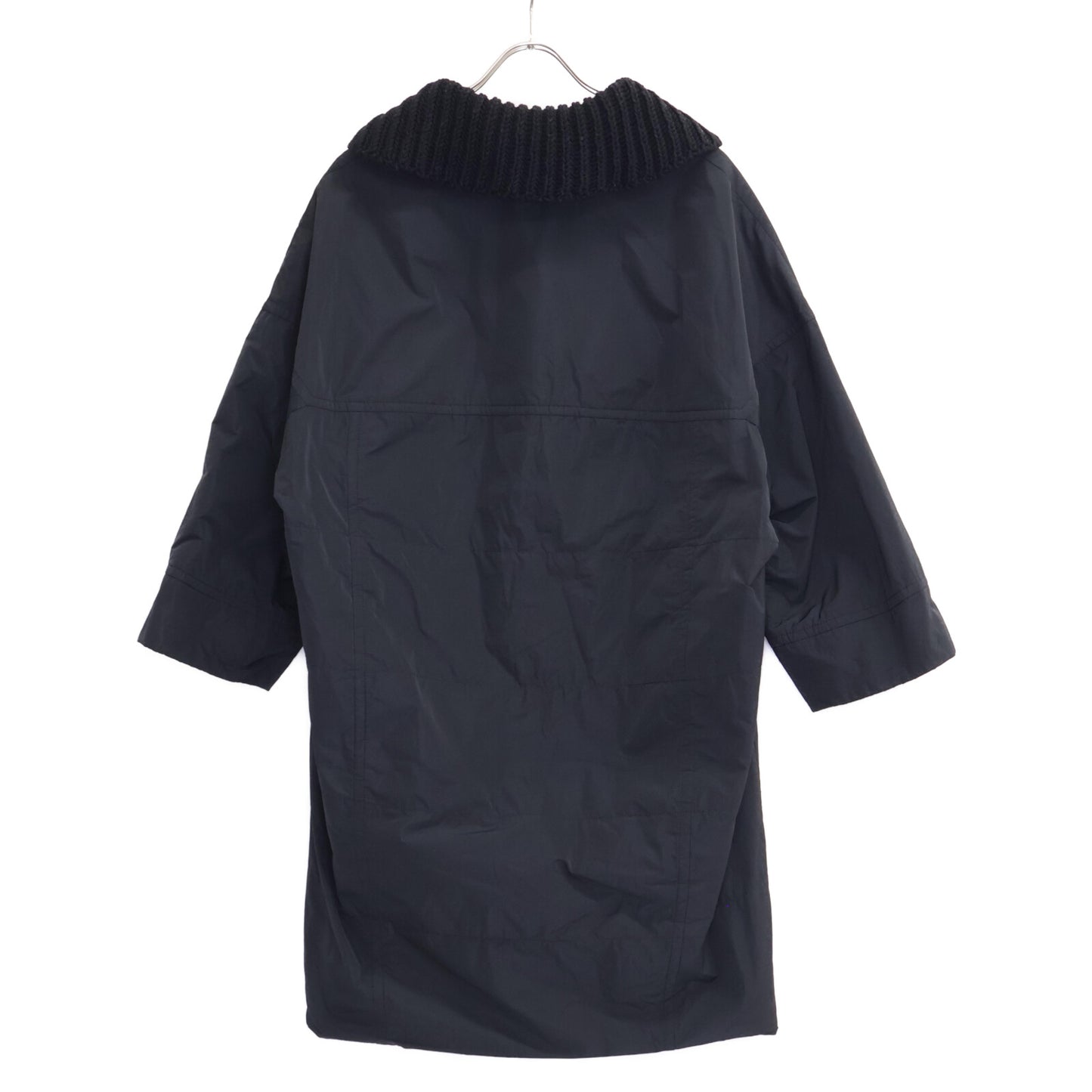 CIVIDINI チヴィディーニ MPM7205001 ﾌﾞﾗｯｸ ﾌｰﾃﾞｨｰ ｼﾞｬｹｯﾄ コート 40