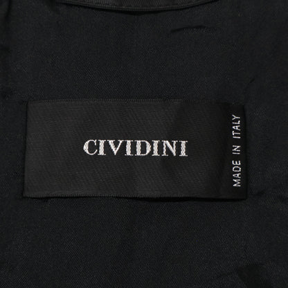 CIVIDINI チヴィディーニ MPM7205001 ﾌﾞﾗｯｸ ﾌｰﾃﾞｨｰ ｼﾞｬｹｯﾄ コート 40
