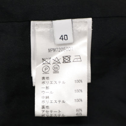 CIVIDINI チヴィディーニ MPM7205001 ﾌﾞﾗｯｸ ﾌｰﾃﾞｨｰ ｼﾞｬｹｯﾄ コート 40