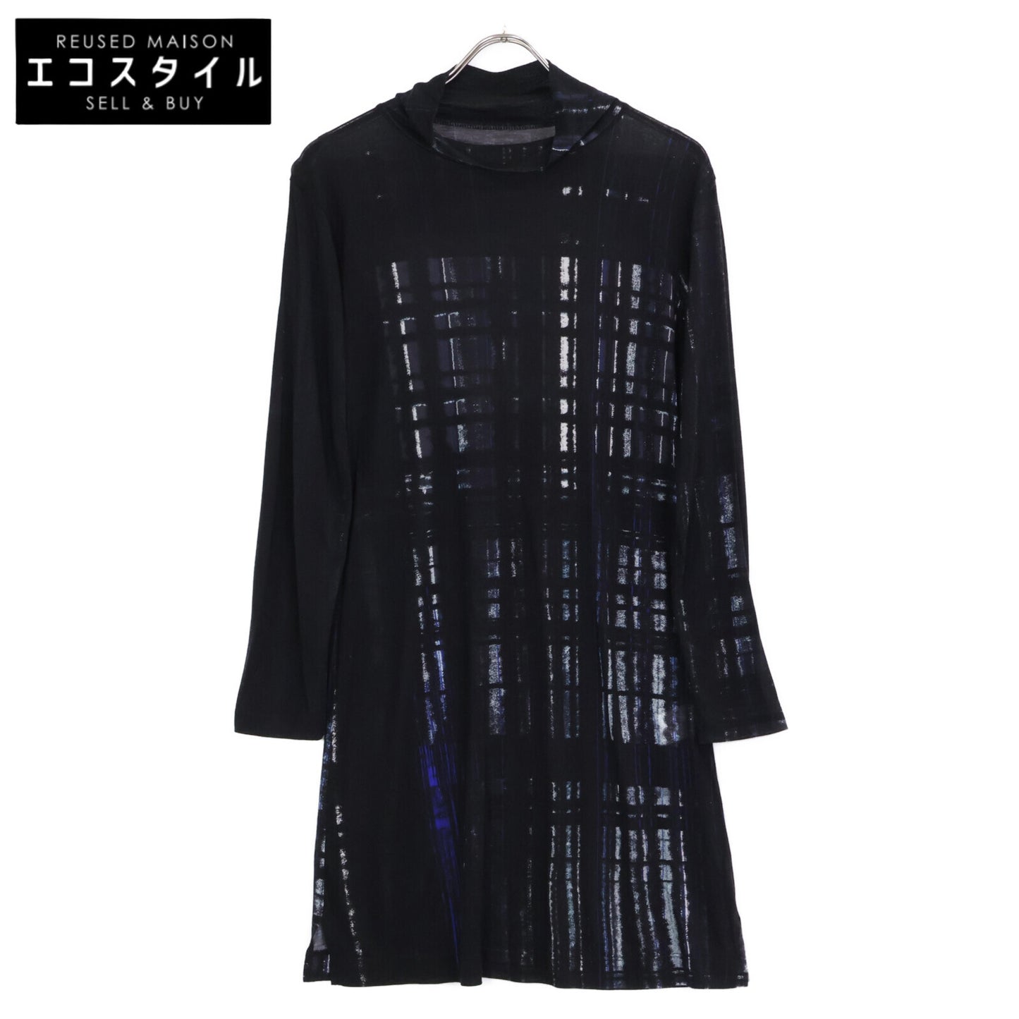 Y's ワイズ 24SS YS-T80-267 HAND PAINTED PLAID PRINT トップス 2