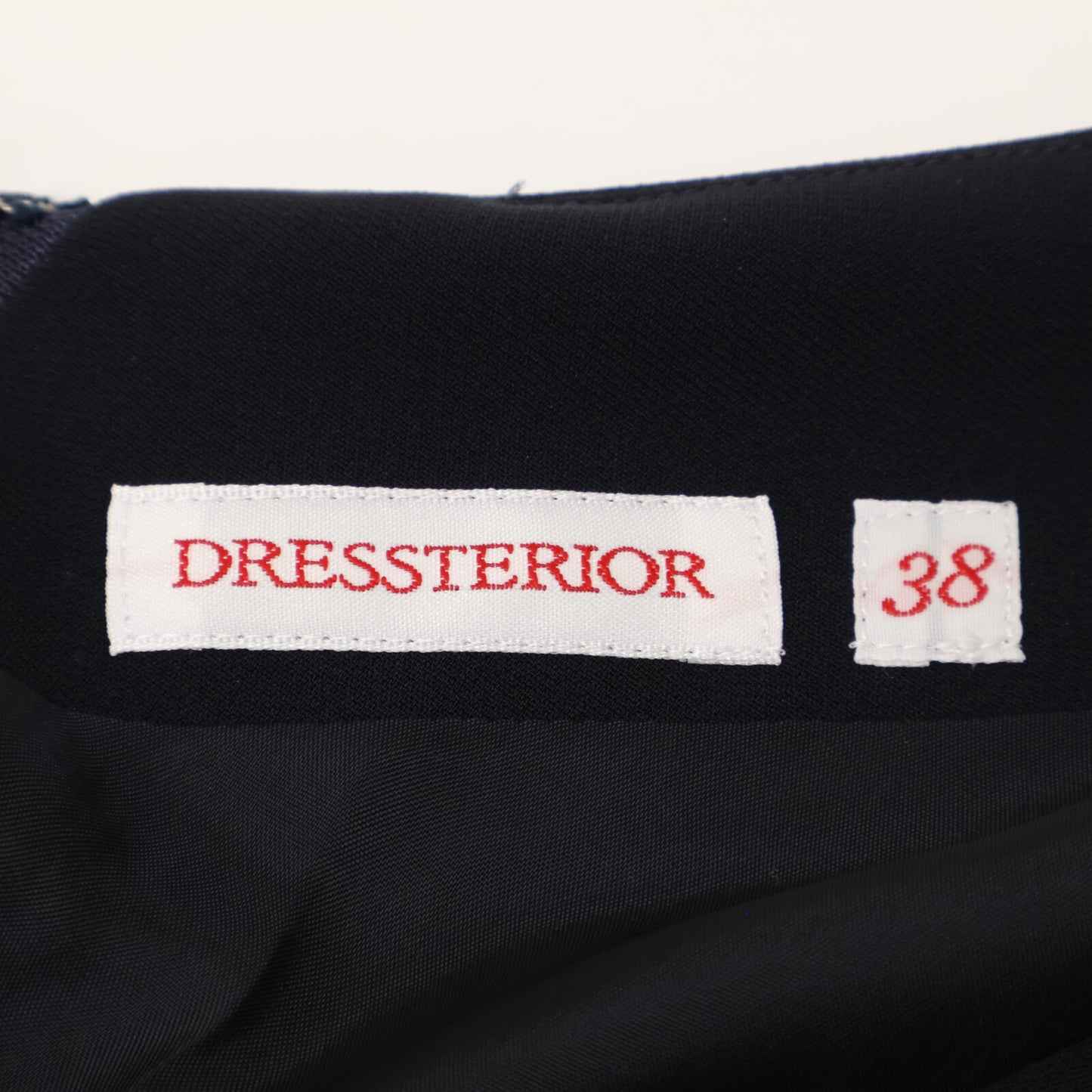 DRESSTERIOR ドレステリア ﾈｲﾋﾞｰ ﾐﾃﾞｨﾚﾝｸﾞｽﾜﾝﾋﾟｰｽ ワンピース 38