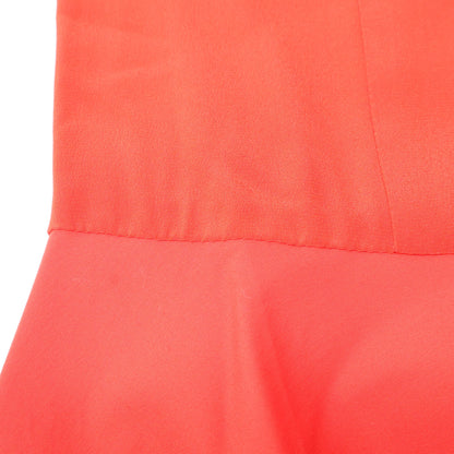 YOKOCHAN ヨーコチャン レッド YCD-13SSC-020 ノースリーブ バイカラー ワンピース ワンピース 38