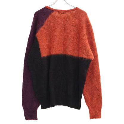 S'YTE サイト UV-K06-616 ブラック×レッド モヘアニット トップス 3