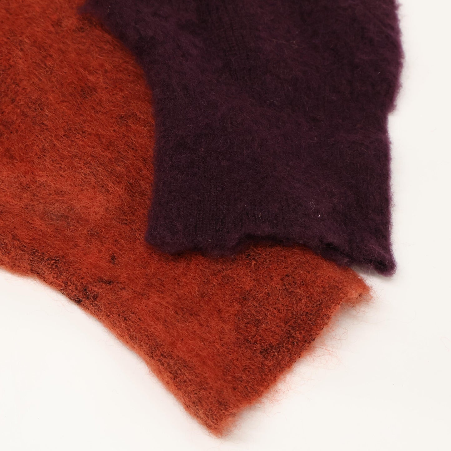 S'YTE サイト UV-K06-616 ブラック×レッド モヘアニット トップス 3