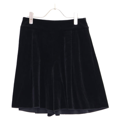 VELOUR NOIR ベロア ノワール 40455 ブラック ベロア ハーフパンツ ボトムス 38