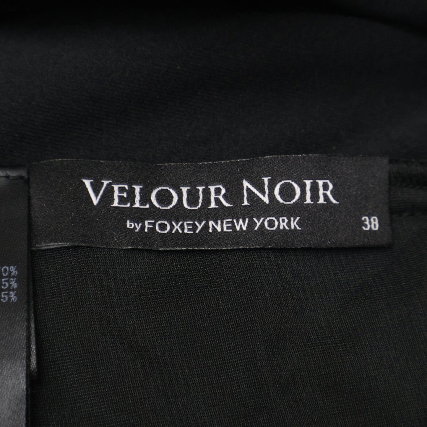 VELOUR NOIR ベロア ノワール 40455 ブラック ベロア ハーフパンツ ボトムス 38