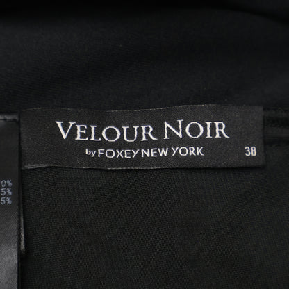 VELOUR NOIR ベロア ノワール 40455 ブラック ベロア ハーフパンツ ボトムス 38