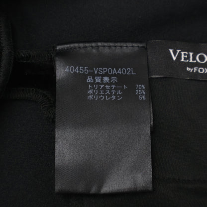 VELOUR NOIR ベロア ノワール 40455 ブラック ベロア ハーフパンツ ボトムス 38