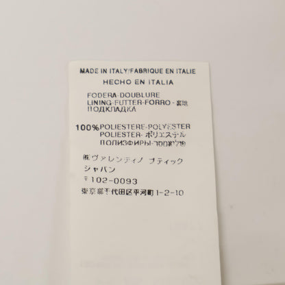 VALENTINO ヴァレンティノ ROMA ﾍﾞｰｼﾞｭ 12677 ｼﾙｸ ﾚｵﾊﾟｰﾄﾞ柄 ｽｶｰﾄ スカート 40／4