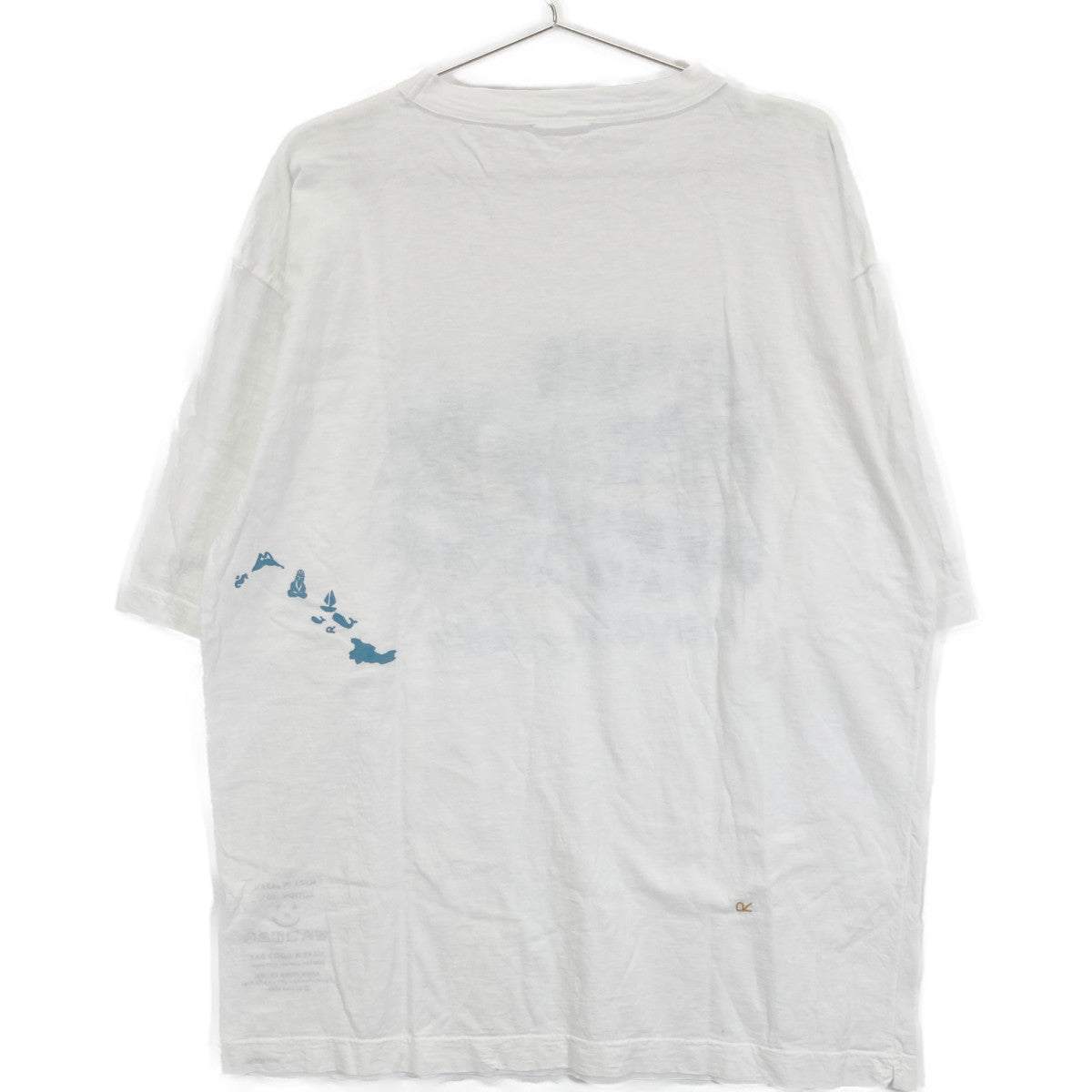 45R フォーティファイブ アール ﾎﾜｲﾄ ｺｯﾄﾝ HAYAMAｱﾛﾊ 908 45星Tｼｬﾂ トップス 5