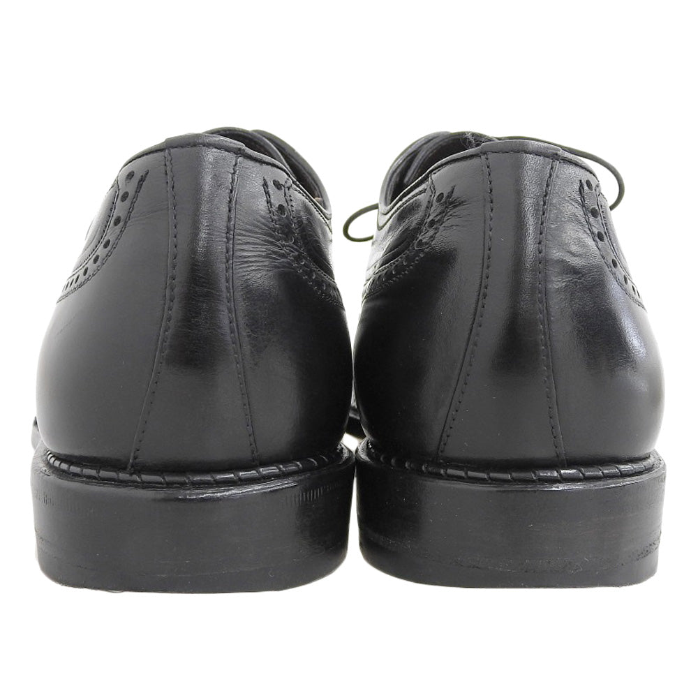 a.testoni ア テストーニ ブラックレーベル レザー ウィングチップ シューズ メンズ ブラック 7 M11559FRG シューズ 7
