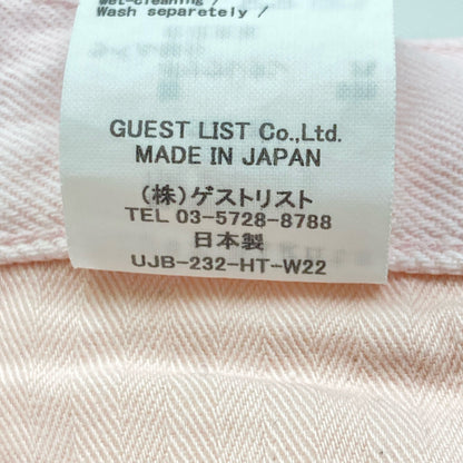 upper hights アッパーハイツ ﾋﾟﾝｸ 861300102CEK THE STELLA ﾎﾞｰｲｽﾞﾃﾞﾆﾑ ボトムス 22