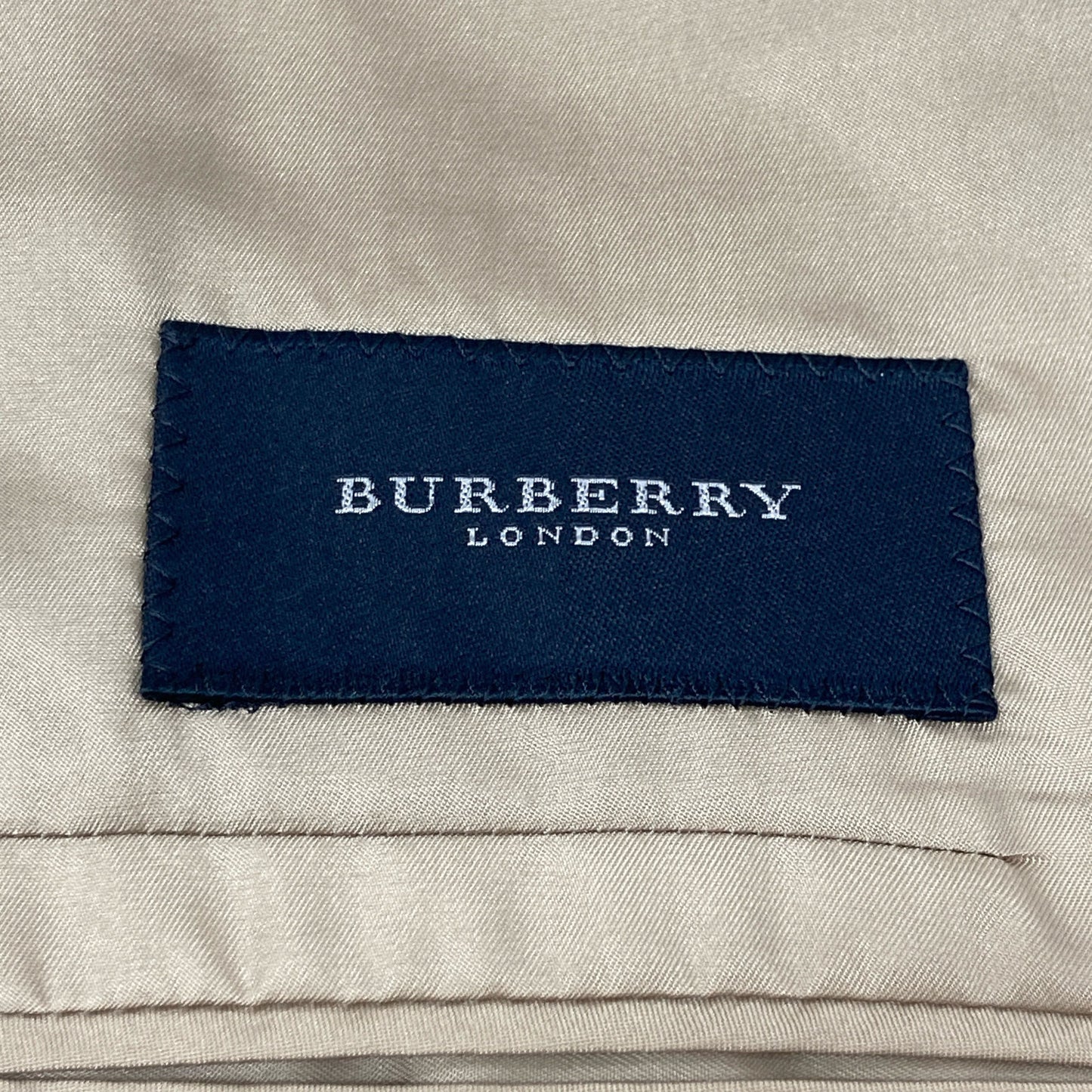 BURBERRY LONDON バーバリーロンドン BBE81-435-44 ﾍﾞｰｼﾞｭ ﾘﾈﾝｳｰﾙ ﾁｪｯｸ ﾃｰﾗｰﾄﾞｼﾞｬｹｯﾄ ジャケット 表記なし