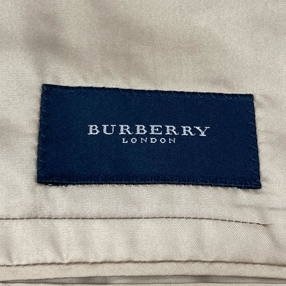 BURBERRY LONDON バーバリーロンドン BBE81-435-44 ﾍﾞｰｼﾞｭ ﾘﾈﾝｳｰﾙ ﾁｪｯｸ ﾃｰﾗｰﾄﾞｼﾞｬｹｯﾄ ジャケット 表記なし